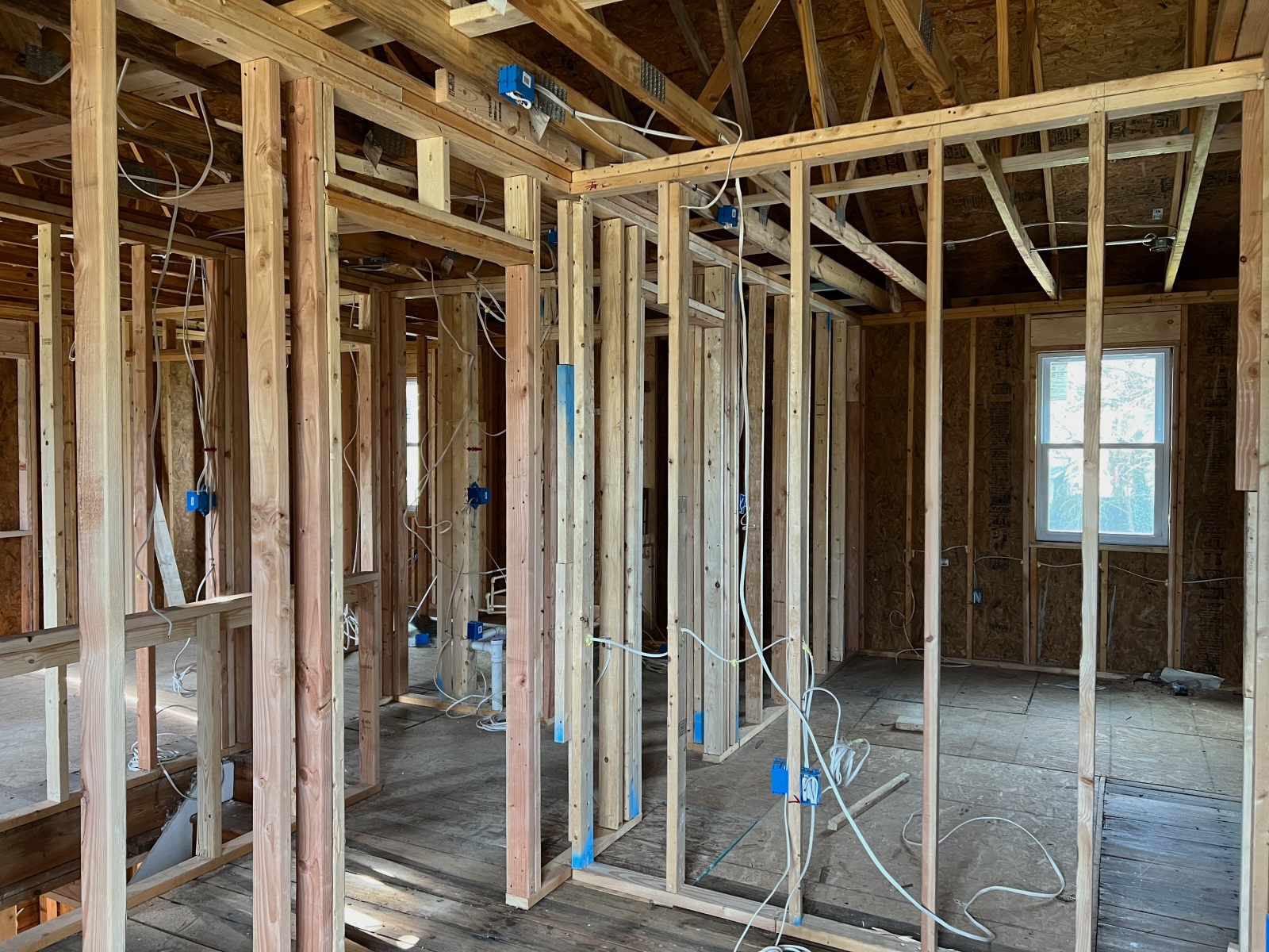 Oxon Hill, MD — framing and rough-in